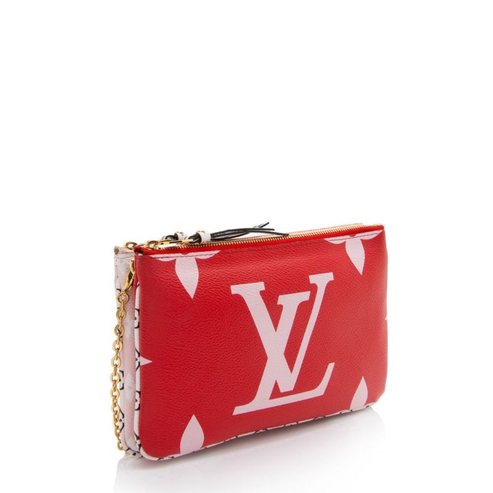 Louis Vuitton Giant Monogram Canvas Double Zip Pochette - Picture 2 of 15